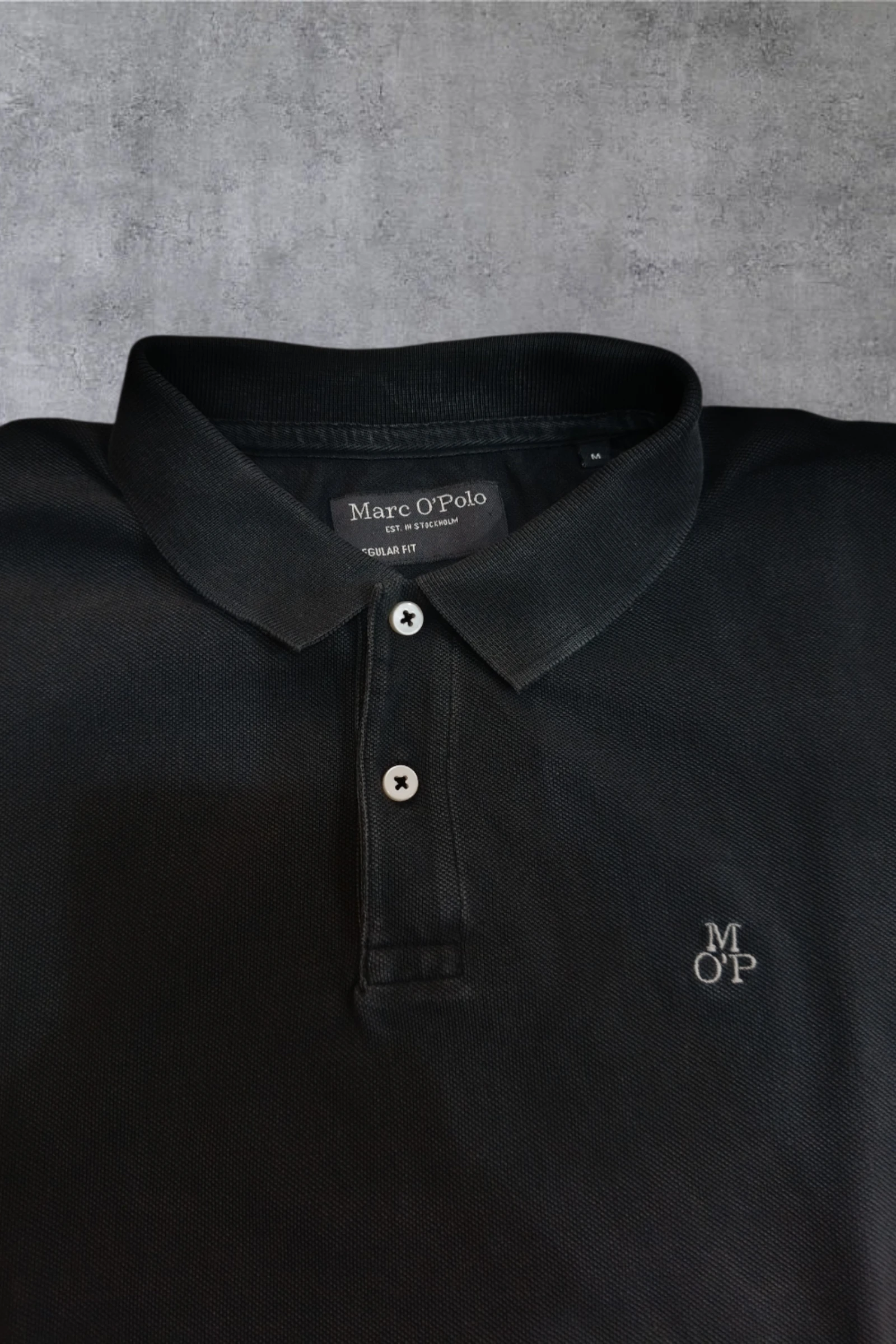 Polo Marc O'Polo Masculino | Cor Preta | 100% Algodão | Tamanho M | – photo 4